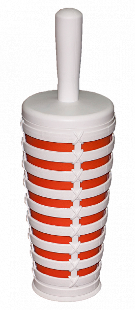 Ёрш для унитаза PALM оранжевый пластик PRIMANOVA M-E22-01-17 000000000001201699
