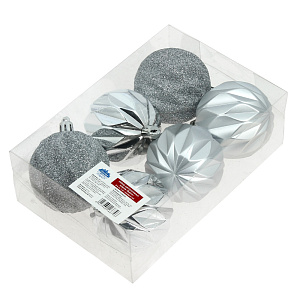 Набор елочных игрушек Вьюга Посуда Центр, 6 см, 6 шт. 000000000001161817