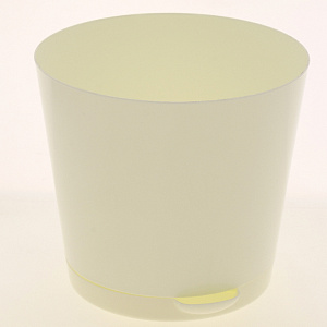 Горшок для цветов Easy Grow D120 с прикорневым поливом 0,75л Сливочный ING47012СЛВ 000000000001191657