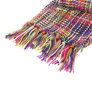 Вязаный плед с кистями Picasso Mona Liza, 140?180 см, акрил 000000000001130018