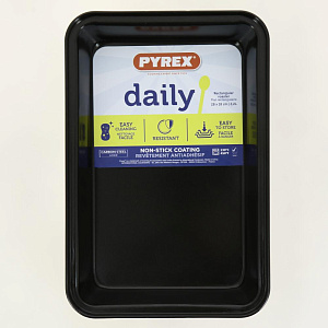 Форма для запекания 28х18см PYREX DAILY METAL высокоуглеродистая сталь Форма для запекания 28х18см PYREX DAILY METAL высокоуглеродистая сталь 000000000001209844