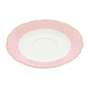 Чайная пара Mix&Match Porcelaine Czech Gold Hands, розовый, 250мл 000000000001136202