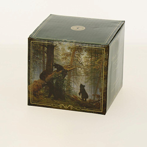 Банка c ложкой 320мл п/у Утро в сосновом лесу,ZFC045-30 000000000001193105