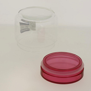 COLORLICIOUS Банка д/сыпучих 0,5л с розовой крышкой L8336 000000000001182531