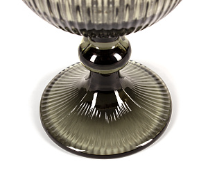 Кубок для вина 370мл GARBO GLASS Grey стекло 000000000001216519
