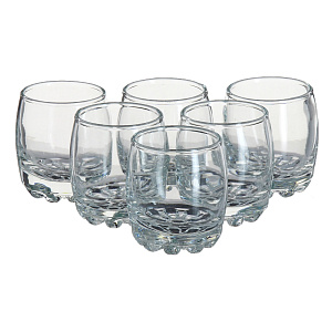 SYLVANA Набор стопок для водки 6шт 80мл PASABAHCE стекло 000000000001004319