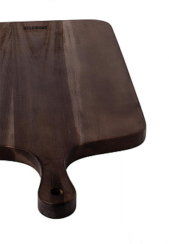 Доска разделочная 45x24x2см DE'NASTIA прямоугольная с ручкой коричневый акация 000000000001216968