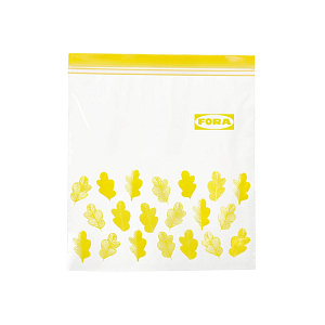 Набор пакетов 2,5л 24x25см-25шт/1,2л 19x21см-25шт FORA с замком zip lock полиэтилен 000000000001225483