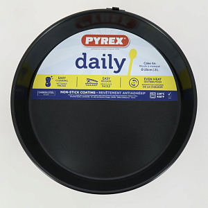 Форма для выпечки 25см PYREX DAILY METAL круглая высокоуглеродистая сталь 000000000001209849