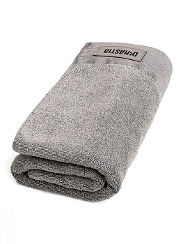 Полотенце махровое 70х130см DE'NASTIA Джинс эффект серый хлопок-100% 000000000001214344