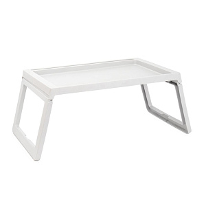 Столик-поднос 54,5x35,5x27см FORA складной белый полипропилен 000000000001224918