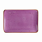 Блюдо прямоугольное 30см TULU PORSELEN Reactive lavander фарфор