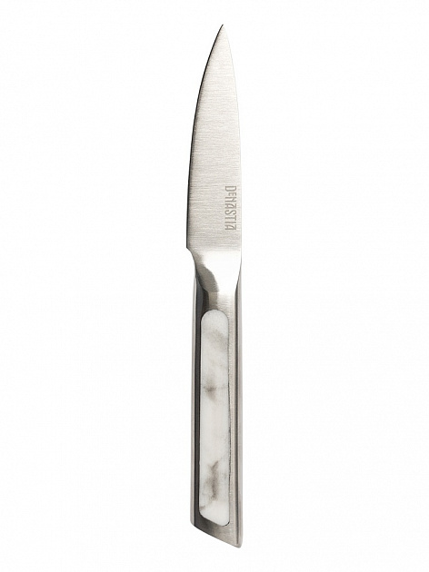 Нож для чистки овощей 8,8см DE'NASTIA ручка с мраморной вставкой нержавеющая сталь 000000000001218774