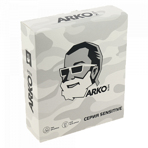 Набор подарочный Arko Sensitive Пена для бритья 200мл + Крем после бритья 50мл 509692 000000000001202548