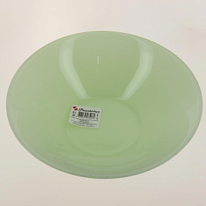 BOHO Салатник 23см PASABAHCE зеленый стекло 000000000001177405