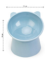 Миска для животных 13х10см одинарная на подставке КИТТИ полипропилен 000000000001229124