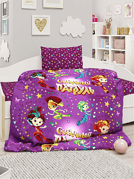 Комплект постельного белья 1,5-спальный ПАВЛИНА Сказочный патруль бязь хлопок 000000000001183647