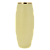 Ваза стеклянная бочка высотой 26 см, Тонировка Топленое молоко, золотой ободок.7736/250/rt0003 000000000001191039