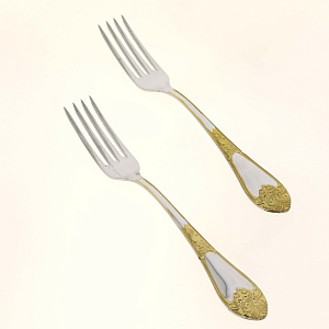 Набор столовых вилок 2,5мм ПАВЛОВСКИЙ ЗАВОД Дворцовая золото нержавеющая сталь 000000000001182392