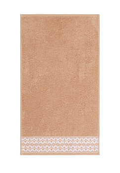 Полотенце 50х90см DE'NASTIA ТАЛИСМАН терракотовый хлопок-100% 000000000001215377