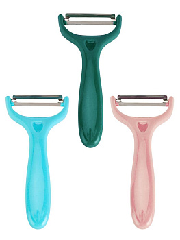 Овощечистка 13х6см в ассортименте нержавеющая сталь/полипропилен 000000000001227879