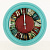 Часы настенные П6-16-27 Калейдоскоп в бирюзовом 000000000001158291