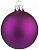 Украшение декоративное Шар 5,5см MOROZCO фиолетовый матовый пластик 000000000001220370