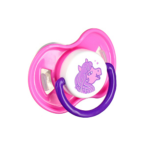 Соска-Пустышка Веселые животные Lubby, от 0 месяцев, латекс 000000000001135432