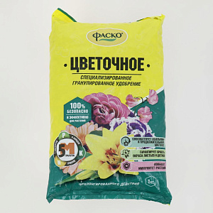 Удобрение для Цветов сухое 1кг Фаско 5М минеральное гранулированное 000000000001210655