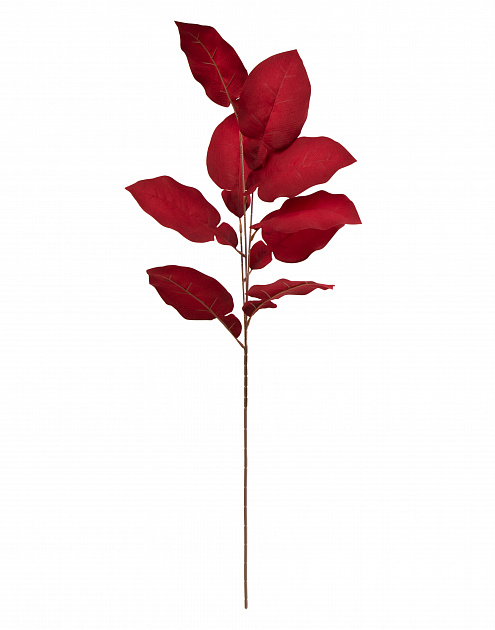 Цветок искусственный Ветка с листьями 76см 000000000001216419