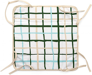Корзина для хлеба 20x20x10cm DeNASTIA Коллекция"Кактусы"100%хлопок/30%полиэстер,молочный/зелёный B000050 000000000001202712