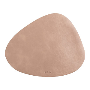 Салфетка сервировочная 45х36см DE'NASTIA Крокодил Камень розовый искусственная кожа ПВХ 000000000001214092