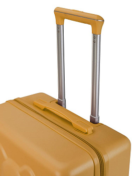 Чемодан на колесах S (38х20х43см) мишка желтый ABS 000000000001226532