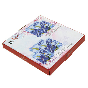 Трехъярусная фруктовница Цветы Olaff 000000000001163554