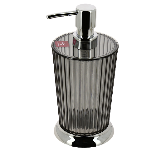 Дозатор для жидкого мыла NELY прозрачно-черный пластик PRIMANOVA M-SA18-25 000000000001201663