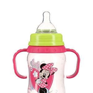 Бутылочка с соской от 6 месяцев Микки и Минни  Lubby&Disney baby, 250мл 000000000001135534