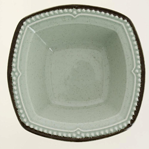 Салатник 15см DE'NASTIA DONNA зеленый фарфор 000000000001209938