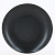 Тарелка обеденная 28см матовая черный глазурованная керамика 000000000001213916