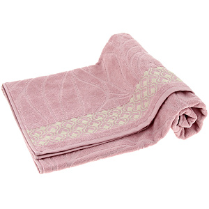 Полотенце банное Листья, 70х120 см 000000000001176703