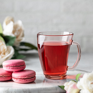 ШЕЙП Кружка 320мл LUMINARC розовый стекло 000000000001213262