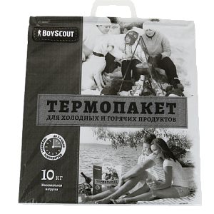 Термопакет 42х45см BOYSCOUT пластиковая ручка мах нагрузка до 10кг ПВД/ПНД/вспененный полиэтилен 61435 000000000001204261