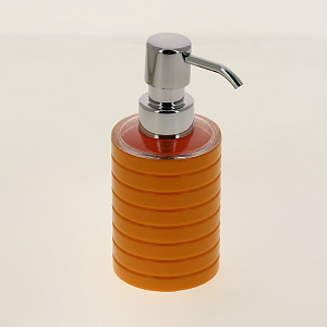 Дозатор жид.мыла Trento оранж,  пластикSWP-0680OR-A 000000000001178712