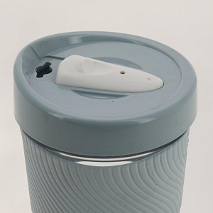 Стакан 600мл RENGA с крышкой и держателем тритан пластик 000000000001203258