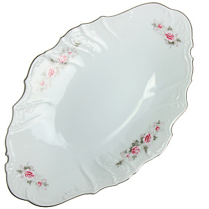 Блюдо для хлеба Бледные Розы Люкс Хауз, 34 см 000000000001002737