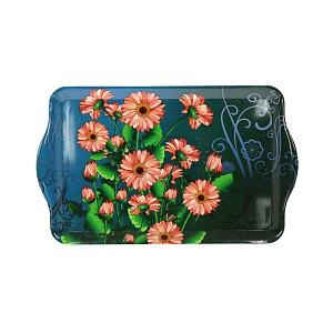 Поднос Цветы-Фото-Графика Мультидом, 39?24 см, пластик 000000000001126933