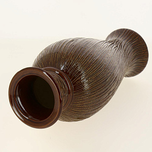 Ваза кокетка коричневая 26 см ввр-16973 000000000001192004