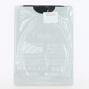 Колготки женские 70ден nero4 ALLURE Лацерта классические с усиленной верхней частью и укрепленным мыском 83%полиамид 17%эластан 000000000001201628