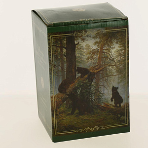 Банка для сыпучих продуктов 1000мл с клипсой п/упУтро в сосновом лесу,ZFC037-30 000000000001193106