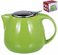 Чайник заварочный 750мл ELRINGTON Феличита фильтр Глянец зеленый подарочная упаковка керамика
