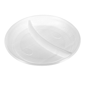 Набор одноразовых 2-х секционных тарелок Европак Трейд, 10 шт. 000000000001142545